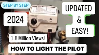 How To Light Pilot Turn On Water Heater 2024 UPDATED Honeywell Rheem whirlpool A O Smith ￼ [upl. by Nivlam]