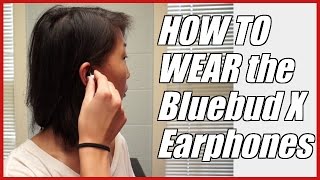 How to Wear Jaybird Bluebudx X Earphones  Demonstration On Getting a Good Fit [upl. by Zitella745]