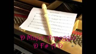 Descant Recorder Scales and Arpeggios ABRSM Grade 1 Tutorial [upl. by Atil701]