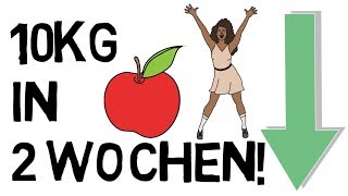 10kg in 2 Wochen abnehmen Wie schnell kann man abnehmen [upl. by Tremayne]