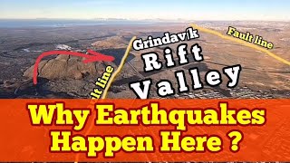 Iceland Volcano Why Earthquakes Happen In Grindavík Rift Valley Boudinage Tensile Stress [upl. by Fauman749]