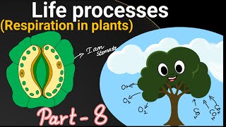 10th class Biology 1st chapter life processes respiration in plants clear explanation part 8 SMR sir [upl. by Aicirtam]