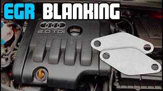 EGR Blanking  EGR Cooler Delete on Audi A3 20 TDi [upl. by Jochebed]