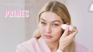 GiGi Hadid in Instant Age Rewind Instant Perfector 4in1 Glow  Maybelline New York [upl. by Ketchan]