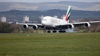 Emirates A380 in Glasgow  Glasgow  Emirates Airline [upl. by Myles]