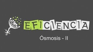 ÓSMOSIS II Membrana semipermeable Paso disolvente Inversa y Directa Turgencia Plasmólisis [upl. by Eednar]