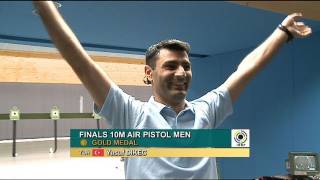 Finals 10m Air Pistol Men  World Cup Series 2011 Rifle amp Pistol Stage 6 Munich GER [upl. by Eillam655]