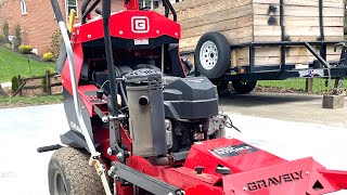 Gravely Pro Stance “Best stand on mower” [upl. by Ytte]