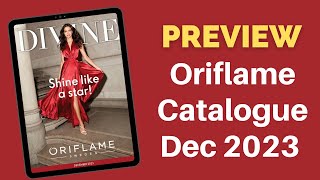 Oriflame Preview Catalogue December 2023 [upl. by Edlitam231]