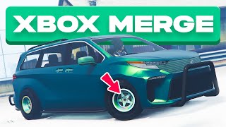 Xbox Series XS Car to Car MERGE GLITCH Modded GTA Online Cars 🔥 [upl. by Yadrahc6]