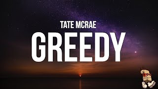 Tate McRae  greedy Lyrics [upl. by Arinayed]