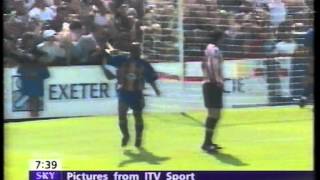 Exeter C v Shrewsbury T 19992000 Division Three [upl. by Lakym]