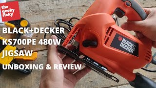 BLACKDECKER KS700PE 480W JIGSAW  UNBOXING amp REVIEW [upl. by Addam]