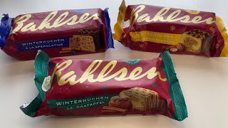 🎄 Winterkuchen from Bahlsen three christmas flavors taste test [upl. by Enyawed]