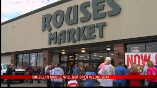 Rouses in Mobile Will Not Open Wednesday [upl. by Leind]