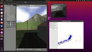 ORBSLAM2 with gazebo simulation [upl. by Akel]