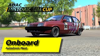 OnBoard 🔴 ADAC Historic Sim Cup 2024  1 Renntag Autodrom Most [upl. by Pardoes778]