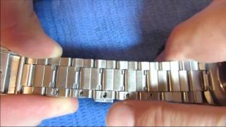 WATCH BAND ADJUSTMENT  RESIZE  HOW TO [upl. by Ellingston]