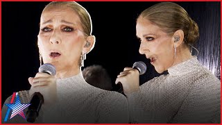 Celine Dion RETURNS TO STAGE At 2024 Paris Olympics Opening Ceremony [upl. by Salokin]