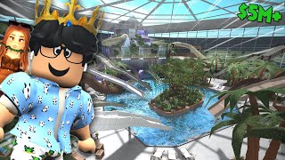 TOURING AN AMAZING 5M BLOXBURG INDOOR WATER PARK RESORT [upl. by Ahsikram15]