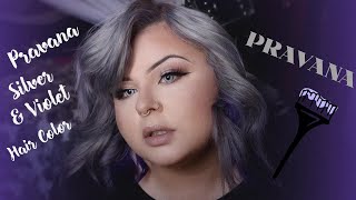 Pravana Silver amp Violet Hair Color [upl. by Peedsaj]