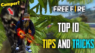 Top 10 SHOCKING 🤯 Tips And Tricks in Freefire Battleground  Ultimate Guide To Become A Pro 19 [upl. by Eidua]