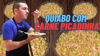 CARNE PICADINHA COM QUIABO [upl. by Eliza]