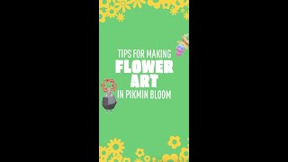 Shorts Pikmin Bloom Tips amp Tricks Flower Art [upl. by Hoover758]