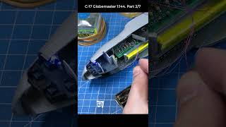 CC177  C17A Globemaster III Revell 1144 LED WiFi Part 27 diy scalemodels modelaviation [upl. by Ilyssa]