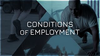 OUTDATED Hiring Process Deep Dive Video Series Conditions of Employment [upl. by Astrid750]