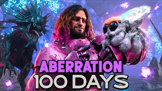 Can I Beat Aberration In 100 Days Ark Survival Ascended [upl. by Rozele]