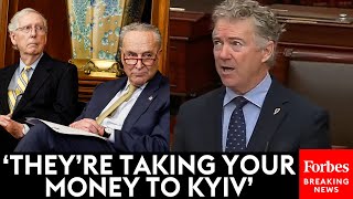 BREAKING NEWS Rand Paul Absolutely Unleashes On McConnell Schumer In Tirade Against Ukraine Aid [upl. by Marney]