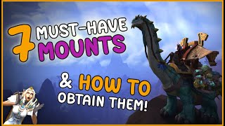 7 Useful Mounts EVERYONE Should Have in WoW amp How To Get Them [upl. by Annaj]