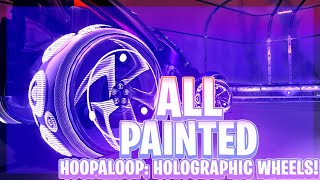 ALL NEW PAINTED HOOPALOOP HOLOGRAPHIC WHEELS Rocket League Season 14 Update [upl. by Veedis]