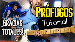 Tutorial PRÓFUGOS Soda Stereo  Me verás volver gira 2007 Guitarra eléctrica [upl. by Nylirehs]