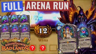 12 Win TENTACLE Warlock wait what  Hearthstone Arena Badlands [upl. by Eimaral]