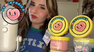 ASMR WITH SLIME PeachyBbies [upl. by Rodge]