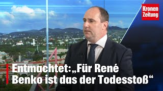 „Für Benko ist das der Todesstoß“  kronetv NACHGEFRAGT [upl. by Aiak]