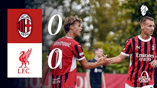 Plenty of chances in goalless draw  AC Milan 00 Liverpool  Highlights  Youth League [upl. by Mannes431]