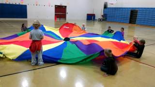 Parachute game Sharks amp Lifeguards [upl. by Laure]