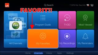 Tips amp Trik STB UseeTV  Channel Favorite [upl. by Mehalek989]