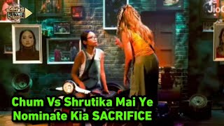 Bigg Boss 18 Live  Nomination Task Chum Vs Shrutika Mai Ye Hua Nominate Big Sacrifice Promo [upl. by Dahsraf]