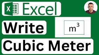 How to Add Cubic Meter m³ in Excel  Easy to Follow [upl. by Nicolas950]