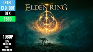 Elden Ring i3 9100f GTX 1650 1080p All Settings Benchmark [upl. by Younglove564]