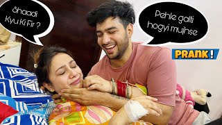 Ye PRANK Nhi Krna Tha 😢  SHE CRIED  Tusharshrutivlogs [upl. by Asylem424]