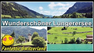 Beautiful Switzerland  Mit dem Schiff auf dem Lungerersee Kanton Obwalden  Schweiz 2023 [upl. by Ayoted]