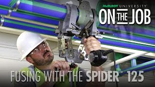 Fusing Polypropylene Pipe PPR with the McElroy® Spider™ 125  McElroy University On The Job [upl. by Vick]