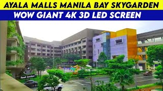 Ayala Malls Manila Bay Giant 4k 3D LED Screen [upl. by Sankey]