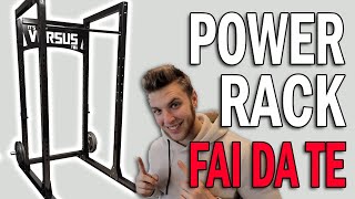 Come Costruire un POWER RACK Professionale  Home Gym FAI DA TE [upl. by Sackman]