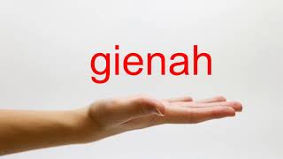 How to Pronounce gienah  American English [upl. by Maible]